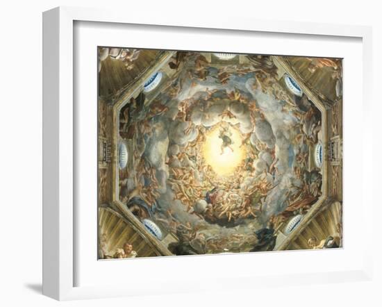 Assumption of the Virgin-Correggio-Framed Art Print