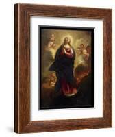 Assumption of the Virgin-Luca Giordano-Framed Giclee Print