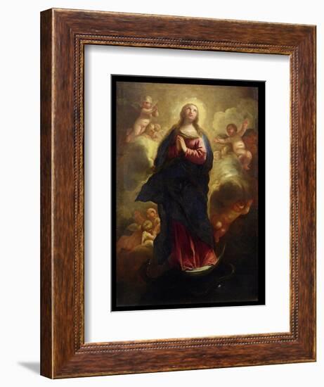 Assumption of the Virgin-Luca Giordano-Framed Giclee Print