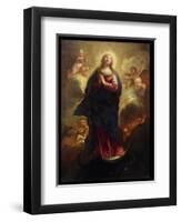 Assumption of the Virgin-Luca Giordano-Framed Giclee Print