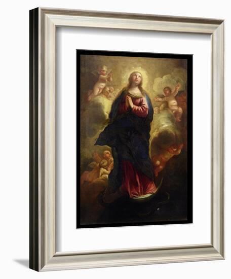 Assumption of the Virgin-Luca Giordano-Framed Giclee Print