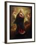 Assumption of the Virgin-Luca Giordano-Framed Giclee Print