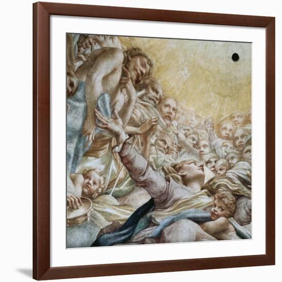 Assumption of Virgin, 1526-1530-Antonio Allegri Da Correggio-Framed Giclee Print