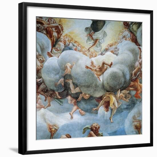 Assumption of Virgin, 1526-1530-Antonio Allegri Da Correggio-Framed Giclee Print