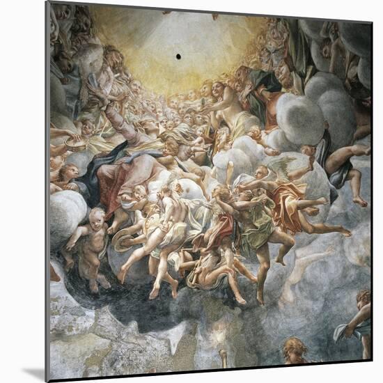 Assumption of Virgin, Dome, 1526-1530-Antonio Allegri-Mounted Giclee Print