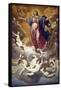 Assumption of Virgin-Domenico Fiasella-Framed Stretched Canvas