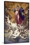 Assumption of Virgin-Domenico Fiasella-Stretched Canvas