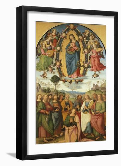 Assumption of Virgin-Bernardino Pinturicchio-Framed Giclee Print