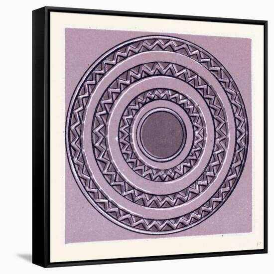 Assyrian and Persian Ornament-null-Framed Stretched Canvas