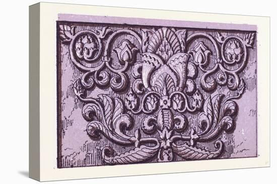Assyrian and Persian Ornament-null-Stretched Canvas