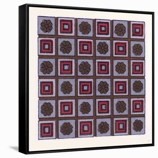 Assyrian and Persian Ornament-null-Framed Stretched Canvas