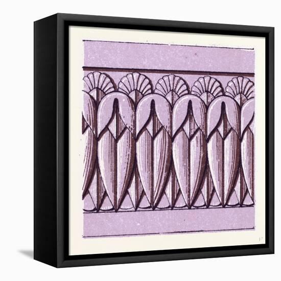 Assyrian and Persian Ornament-null-Framed Stretched Canvas