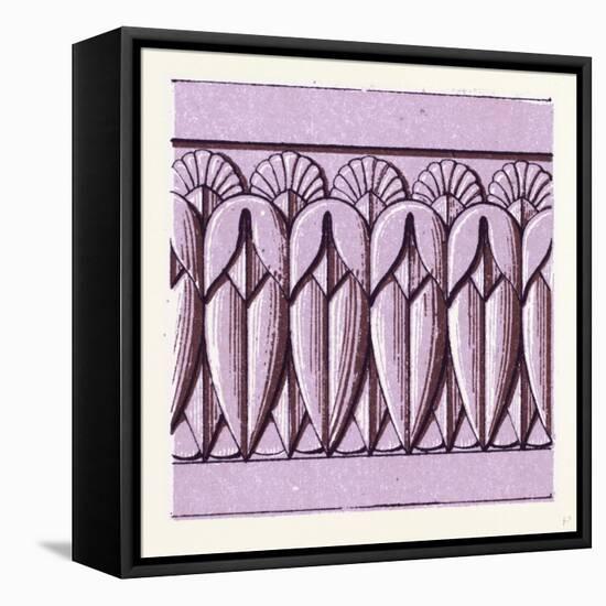 Assyrian and Persian Ornament-null-Framed Stretched Canvas