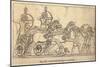 Assyrian Battle Scene with Standard Bearers-Layard's Nineveh-Mounted Art Print