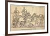 Assyrian Battle Scene with Standard Bearers-Layard's Nineveh-Framed Premium Giclee Print