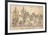 Assyrian Battle Scene with Standard Bearers-Layard's Nineveh-Framed Premium Giclee Print