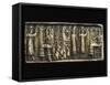 Assyrian Cylindrical Seal-null-Framed Stretched Canvas