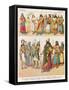 Assyrian Dress, from Trachten Der Voelker, 1864-Albert Kretschmer-Framed Stretched Canvas