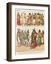 Assyrian Dress, from Trachten Der Voelker, 1864-Albert Kretschmer-Framed Giclee Print