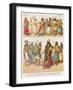 Assyrian Dress, from Trachten Der Voelker, 1864-Albert Kretschmer-Framed Giclee Print