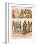 Assyrian Dress, from Trachten Der Voelker, 1864-Albert Kretschmer-Framed Giclee Print