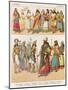 Assyrian Dress, from Trachten Der Voelker, 1864-Albert Kretschmer-Mounted Giclee Print