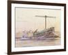 Assyrian Galley, Watercolour Reconstruction, Late 19th - Early 20th Century-Albert Sebille-Framed Giclee Print