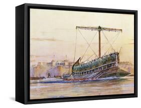 Assyrian Galley-null-Framed Stretched Canvas