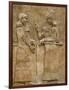 Assyrian Low-Relief of Sargon II and Dignitary-null-Framed Photographic Print