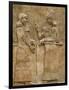 Assyrian Low-Relief of Sargon II and Dignitary-null-Framed Photographic Print