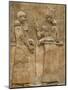 Assyrian Low-Relief of Sargon II and Dignitary-null-Mounted Photographic Print