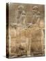 Assyrian Low-Relief of Two Civil Servants-null-Stretched Canvas