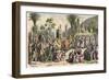 Assyrian: Reception of a victorious general,-Heinrich Leutemann-Framed Giclee Print