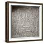 Assyrian relief from the palace of Sennacherib, Nineveh, Iraq, c701 BC-Werner Forman-Framed Giclee Print