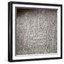 Assyrian relief from the palace of Sennacherib, Nineveh, Iraq, c701 BC-Werner Forman-Framed Giclee Print