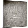 Assyrian relief from the palace of Sennacherib, Nineveh, Iraq, c701 BC-Werner Forman-Mounted Giclee Print