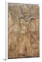 Assyrian Relief of Winged Genie-null-Framed Photographic Print