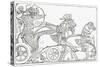 Assyrian War Chariot, from the Imperial Bible Dictionary-null-Stretched Canvas
