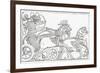 Assyrian War Chariot, from the Imperial Bible Dictionary-null-Framed Giclee Print