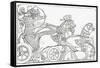 Assyrian War Chariot, from the Imperial Bible Dictionary-null-Framed Stretched Canvas