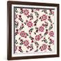 Aster Floral-null-Framed Giclee Print