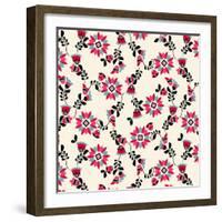 Aster Floral-null-Framed Giclee Print