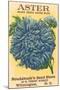 Aster Seed Packet-null-Mounted Art Print