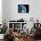 Asteroid Approaching Earth, Artwork-null-Mounted Photographic Print displayed on a wall