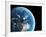 Asteroid Approaching Earth, Artwork-null-Framed Photographic Print
