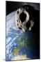 Asteroid Approaching Earth-null-Mounted Photographic Print