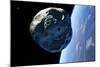 Asteroid Approaching Earth-null-Mounted Photographic Print