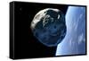 Asteroid Approaching Earth-null-Framed Stretched Canvas