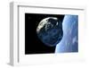 Asteroid Approaching Earth-null-Framed Photographic Print