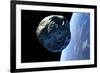 Asteroid Approaching Earth-null-Framed Photographic Print